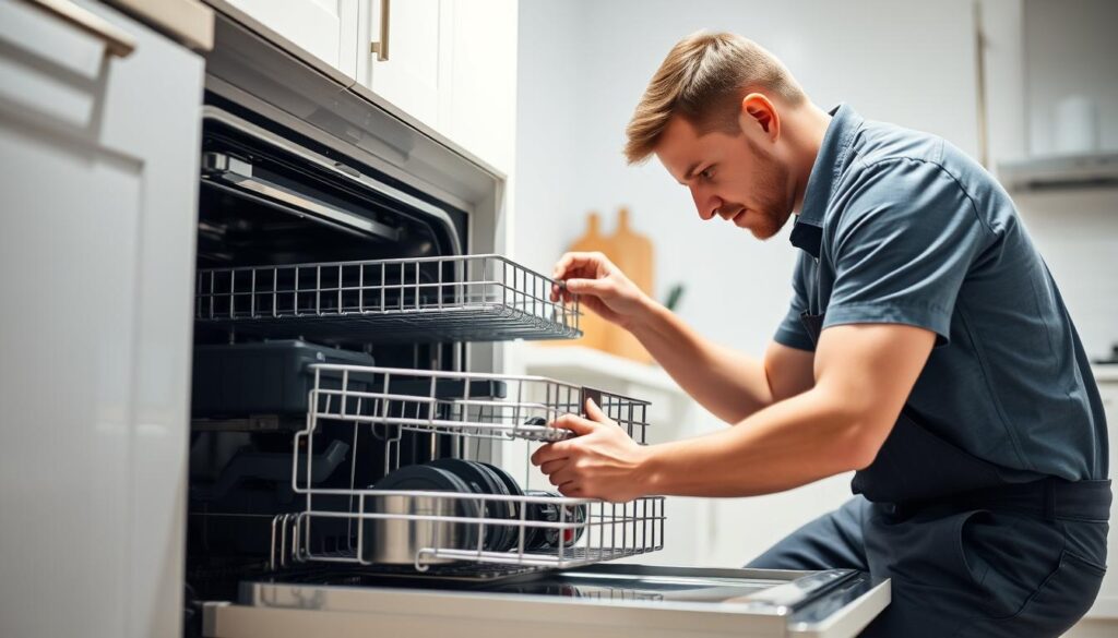 A detailed, technical breakdown of dishwasher installation costs across South Africa. A pristine, professional-grade image showcasing a sleek, modern kitchen with a partially disassembled dishwasher in the foreground. Crisp, evenly distributed studio lighting illuminates the various components and installation materials laid out neatly on a granite countertop. In the middle ground, a detailed cost analysis chart highlights the typical prices for parts, labor, and additional fees. The background features a minimalist, monochromatic wall, giving the image a clean, uncluttered aesthetic. The overall mood is one of precision, clarity, and comprehensive information presentation. A detailed, technical breakdown of dishwasher installation costs across South Africa. A pristine, professional-grade image showcasing a sleek, modern kitchen with a partially disassembled dishwasher in the foreground. Crisp, evenly distributed studio lighting illuminates the various components and installation materials laid out neatly on a granite countertop. In the middle ground, a detailed cost analysis chart highlights the typical prices for parts, labor, and additional fees. The background features a minimalist, monochromatic wall, giving the image a clean, uncluttered aesthetic. The overall mood is one of precision, clarity, and comprehensive information presentation.